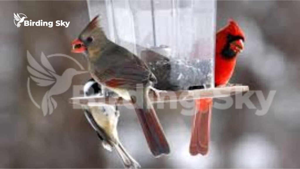 What Do red Sparrows Eat