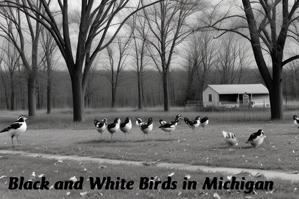 Black and White Birds in Michigan