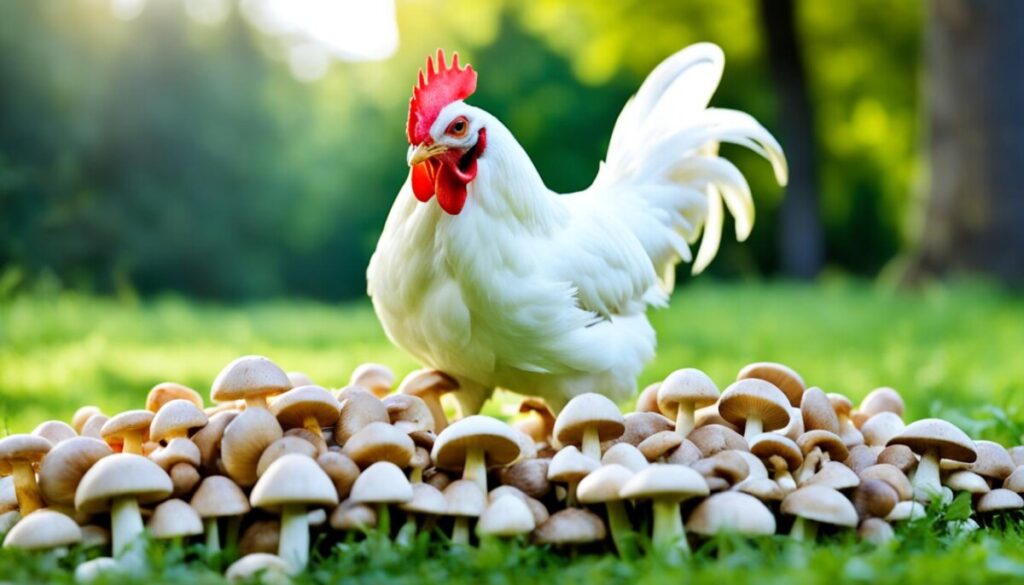 Can Chickens Eat Mushrooms