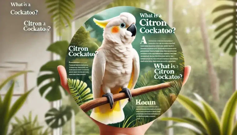 What is a Citron Cockatoo